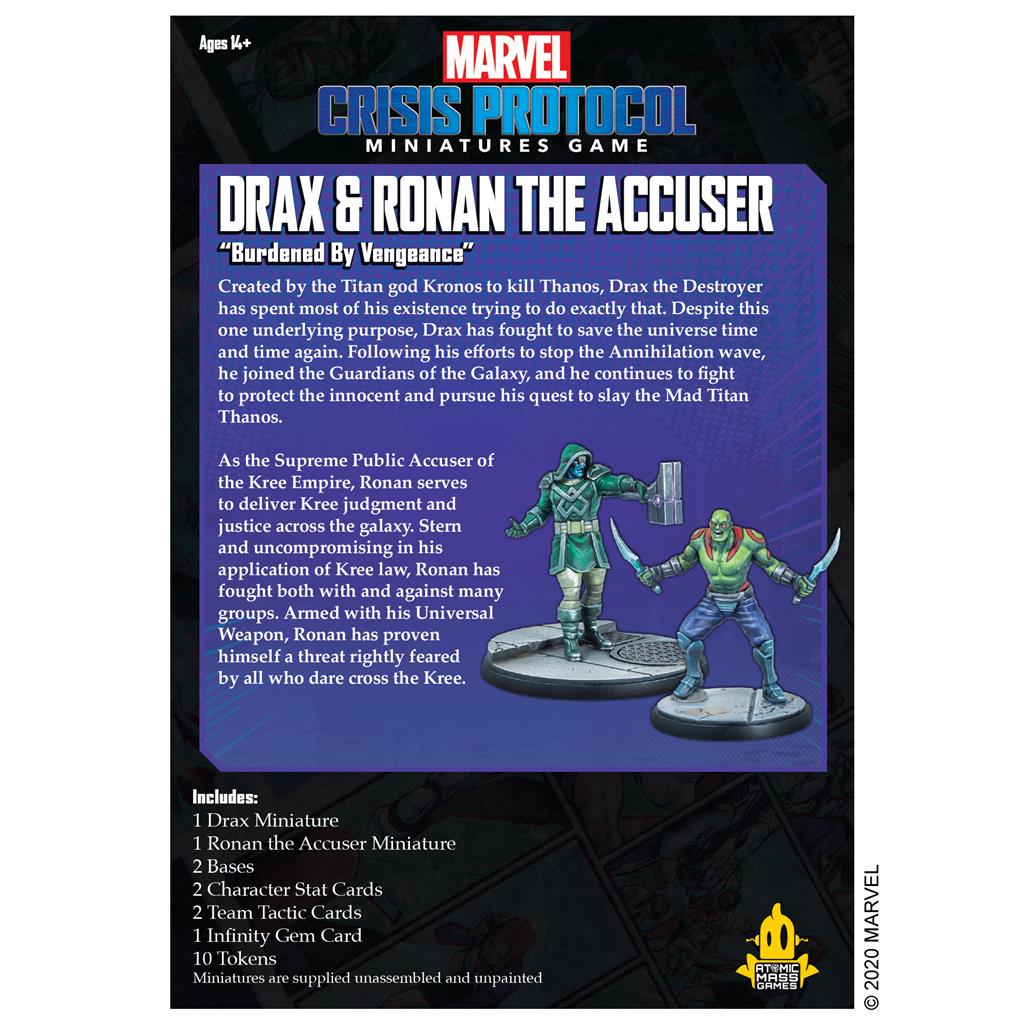 MARVEL CRISIS PROTOCOL: DRAX AND ROMAN THE ACCUSER