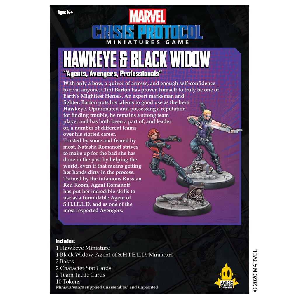 MARVEL CRISIS PROTOCOL: HAWKEYE AND BLACK WIDOW