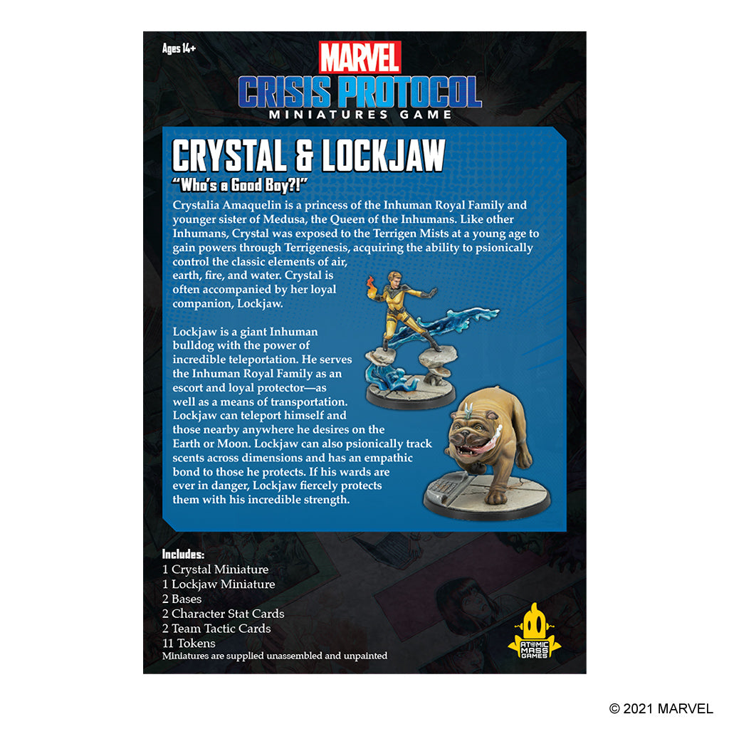 MARVEL CRISIS PROTOCOL: CRYSTAL AND LOCKJAW