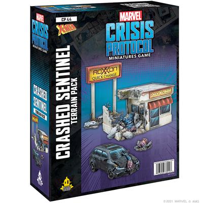 MARVEL CRISIS PROTOCOL: CRASHED SENTINEL TERRAIN PACK EN