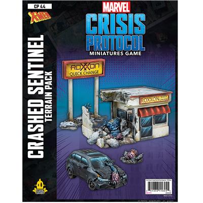 MARVEL CRISIS PROTOCOL: CRASHED SENTINEL TERRAIN PACK EN