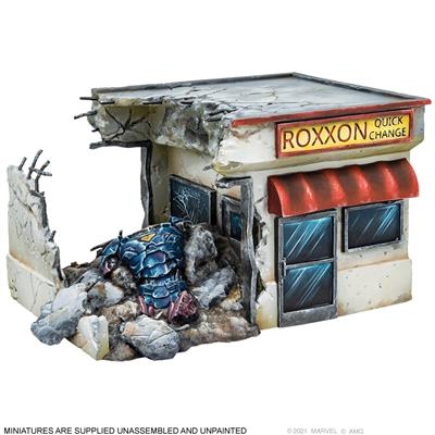 MARVEL CRISIS PROTOCOL: CRASHED SENTINEL TERRAIN PACK EN