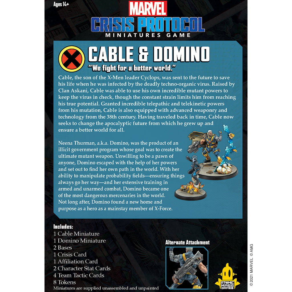 MARVEL CRISIS PROTOCOL: DOMINO AND CABLE