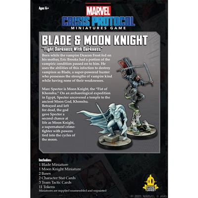 MARVEL CRISIS PROTOCOL: BLADE AND MOON KNIGHT