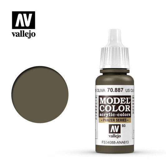 Vallejo - US Olive Drab ( 70887 ) 17 ml