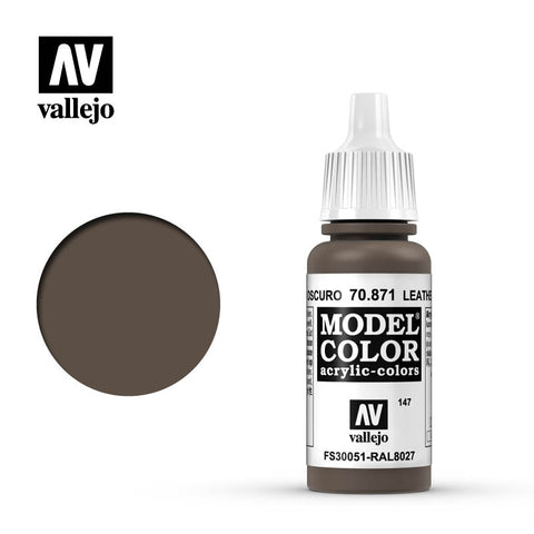 Vallejo - Leather Brown ( 70871 ) 17 ml