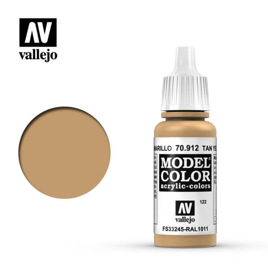 Vallejo - Tan Yellow ( 70912 ) 17 ml