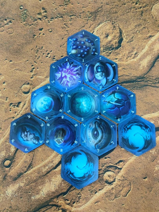 SSS760 Underworld Underworlds Acrylic Token Set, Objective Markers