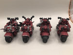 SSS898 Chaos Space Marines Bikers x3