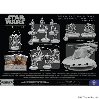 Star Wars Legion: SEPARATIST INVASION BATTLE FORCE