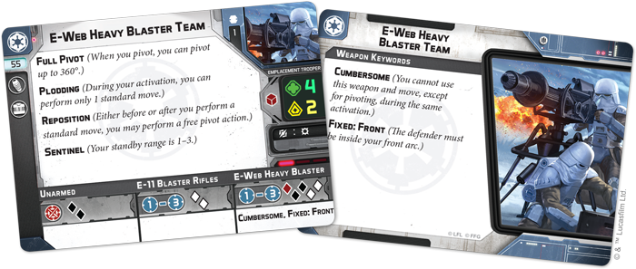 Star Wars Legion: EWeb Heavy Blaster