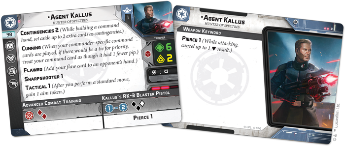 Star Wars Legion: AGENT KALLUS COMMANDER EXPANSION