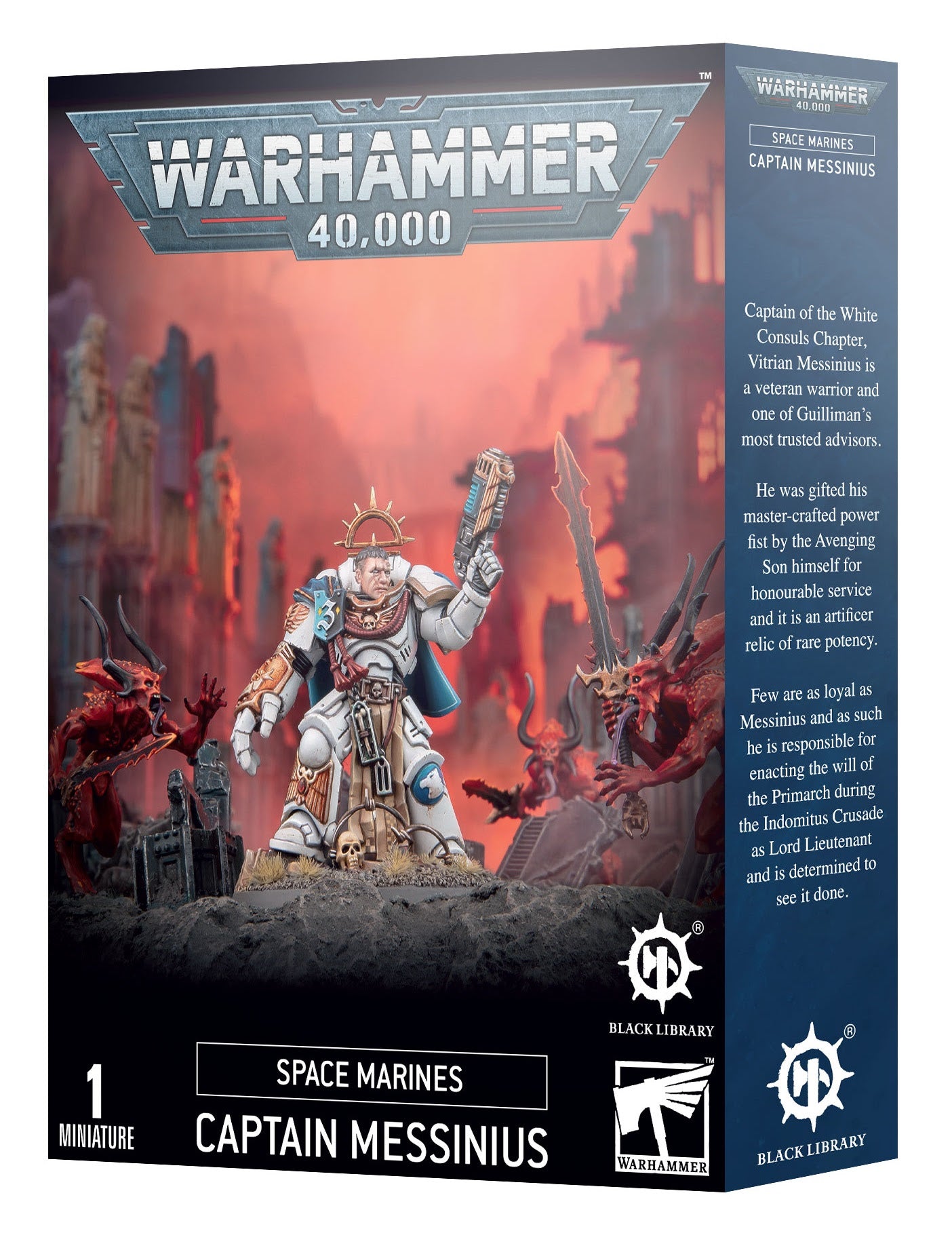 SPACE MARINES WHITE CONSULS: CAPTAIN MESSINIUS