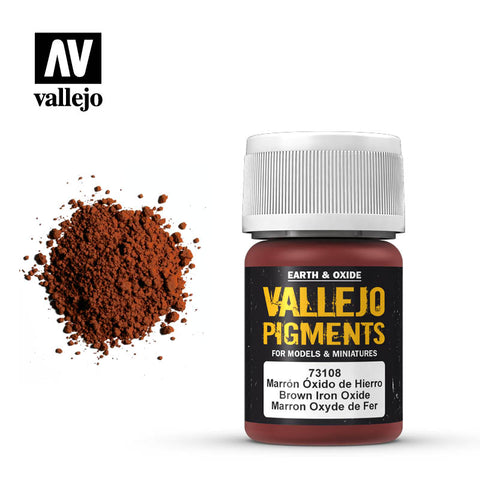 Vallejo - Pigment - Brown Iron Oxide (73108)