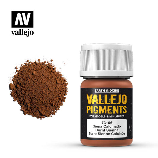 Vallejo - Pigment - Burnt Siena (73106)