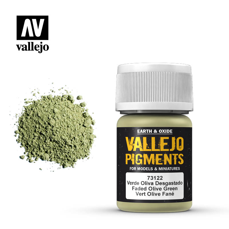 Vallejo - Pigment - Faded Olive Green (73122)