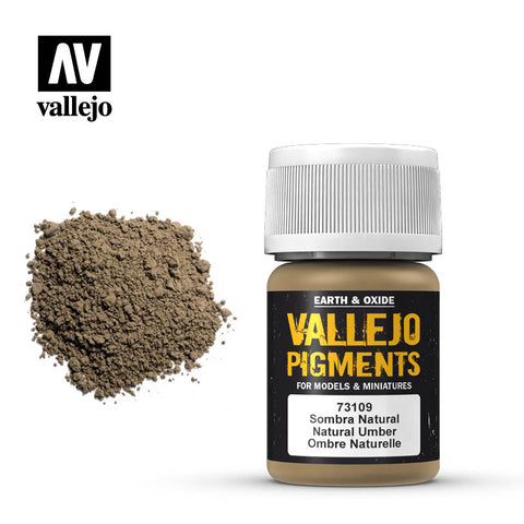 Vallejo - Pigment -  Natural Umber (73109)
