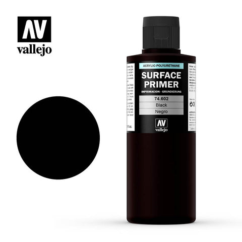 Vallejo - Primer Arylic - Black (74602) 200ml