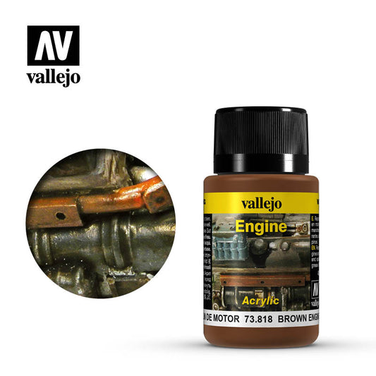 Vallejo - Weathering Effects - Brown Engine Soot (73818)