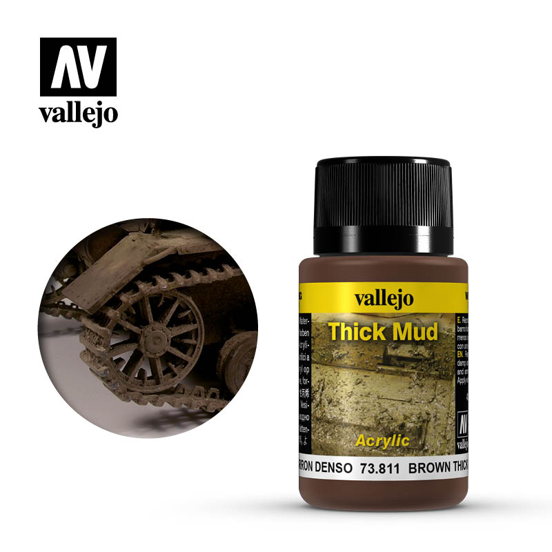 Vallejo - Weathering Effects - Brown Thick Mud (73811)