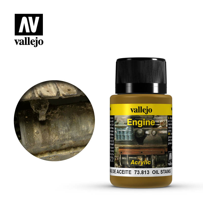 Vallejo - Weathering Effects - Oil Stains (73813)