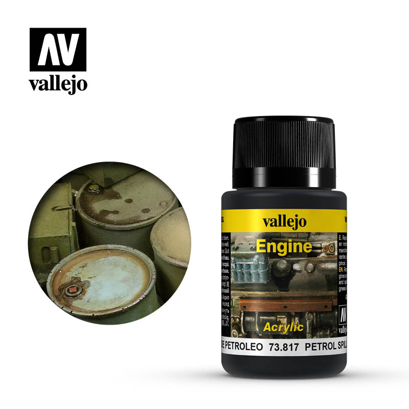 Vallejo - Weathering Effects - Petrol Spills (73817)